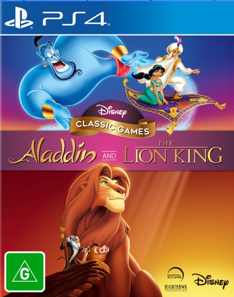  Disney Classic Games Aladdin and The Lion King PS4 